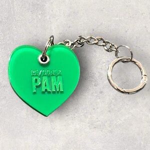 Re/Done Pam Anderson Heart Keychain